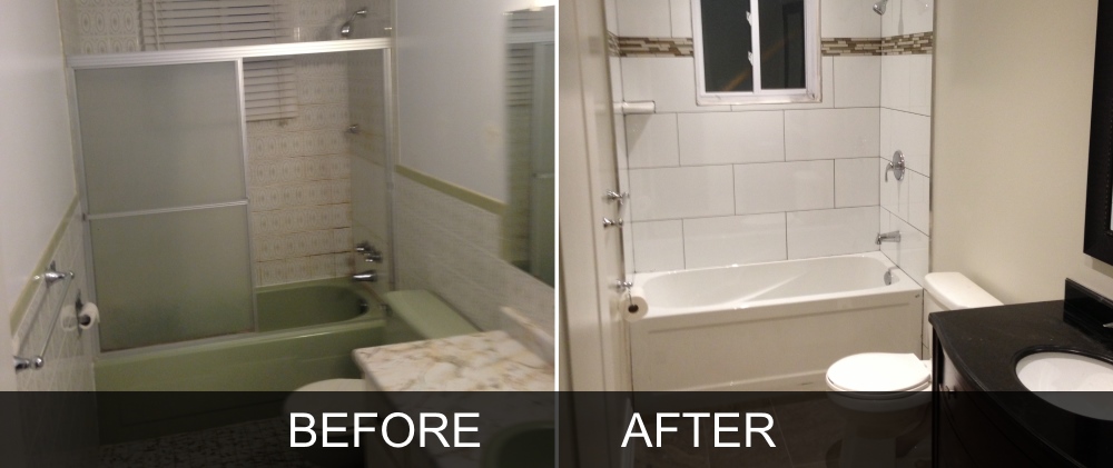 Bathroom B Before and After