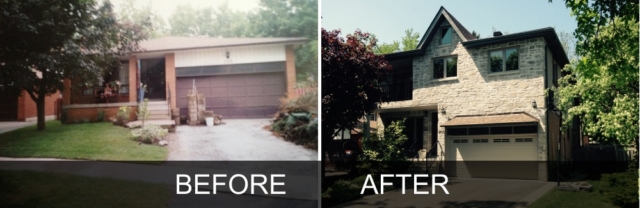 Home Addition Before and After