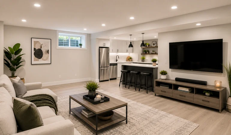 Basement Renovation In Rosedale Toronto