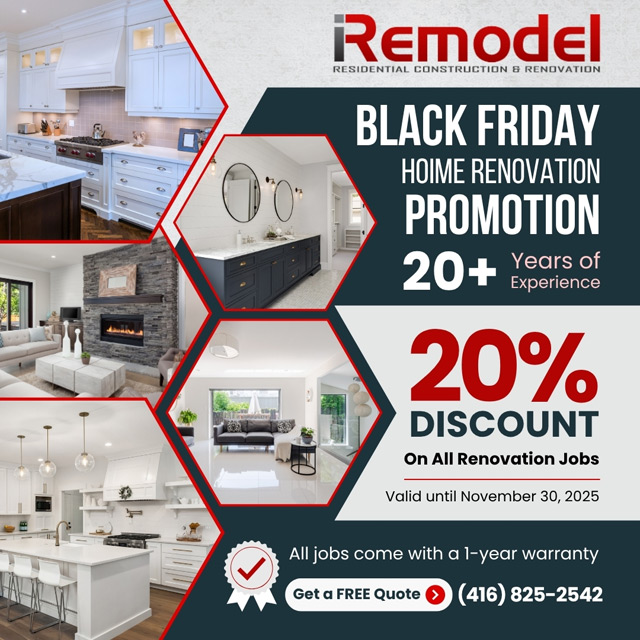 Iremodel Black Friday 2025 Home Reno Promotion