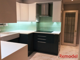 Modern Kitchen Design and Renovation modern kitchen renovation with quartz countertop photo 2