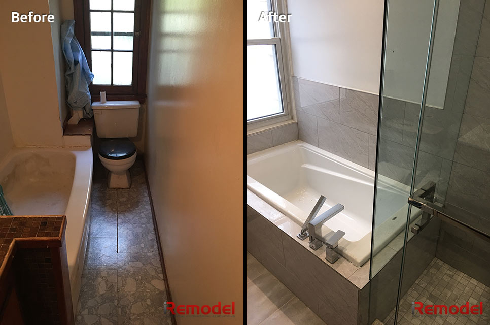 Small Bathroom Renovations Before And After Photo 2