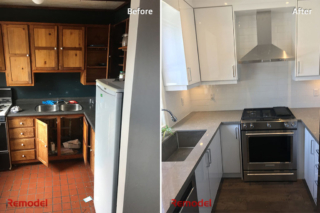 Small Kitchen Renovation Before After Photo 1 Small Kitchen Renovation Before After Photo 1