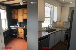 Small Kitchen Renovation Before After Photo 2 Small Kitchen Renovation Before After Photo 2