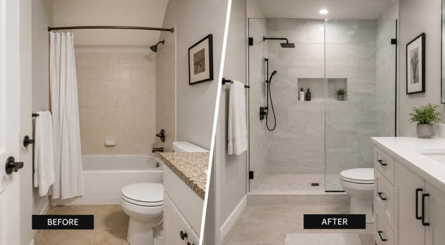 Tub-to-Walk-In Shower Conversion: What’s Involved in a Toronto Bathroom