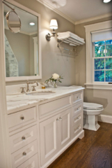 White bathroom vanity with Quartz Countertop White bathroom vanity with Quartz Countertop