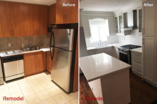 white-kitchen-remodel-before-and-after-photo white kitchen remodel before and after photo